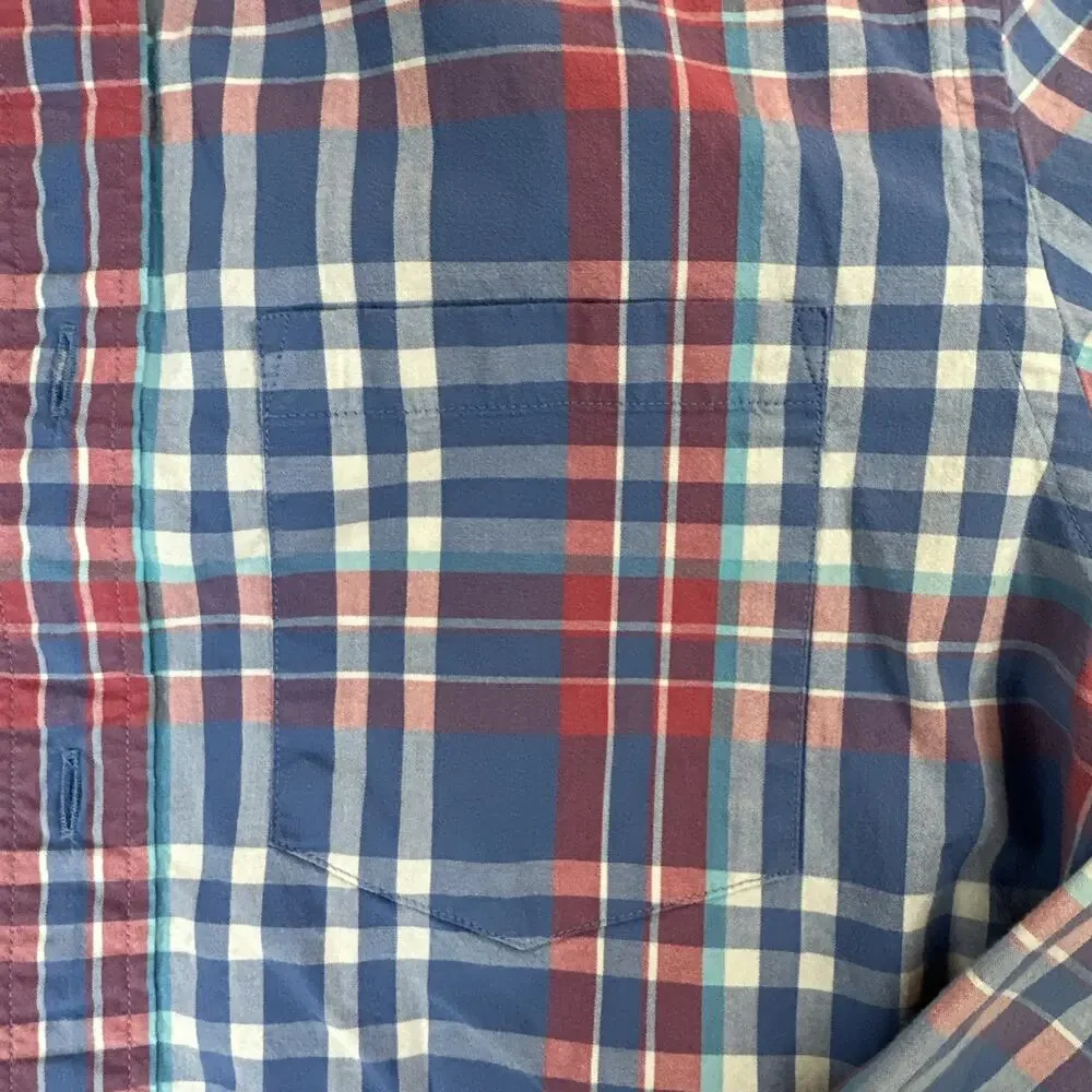 Men’s Size XS Fitted Flex Washed J.Crew Classic Button-Down Dress Shirt
